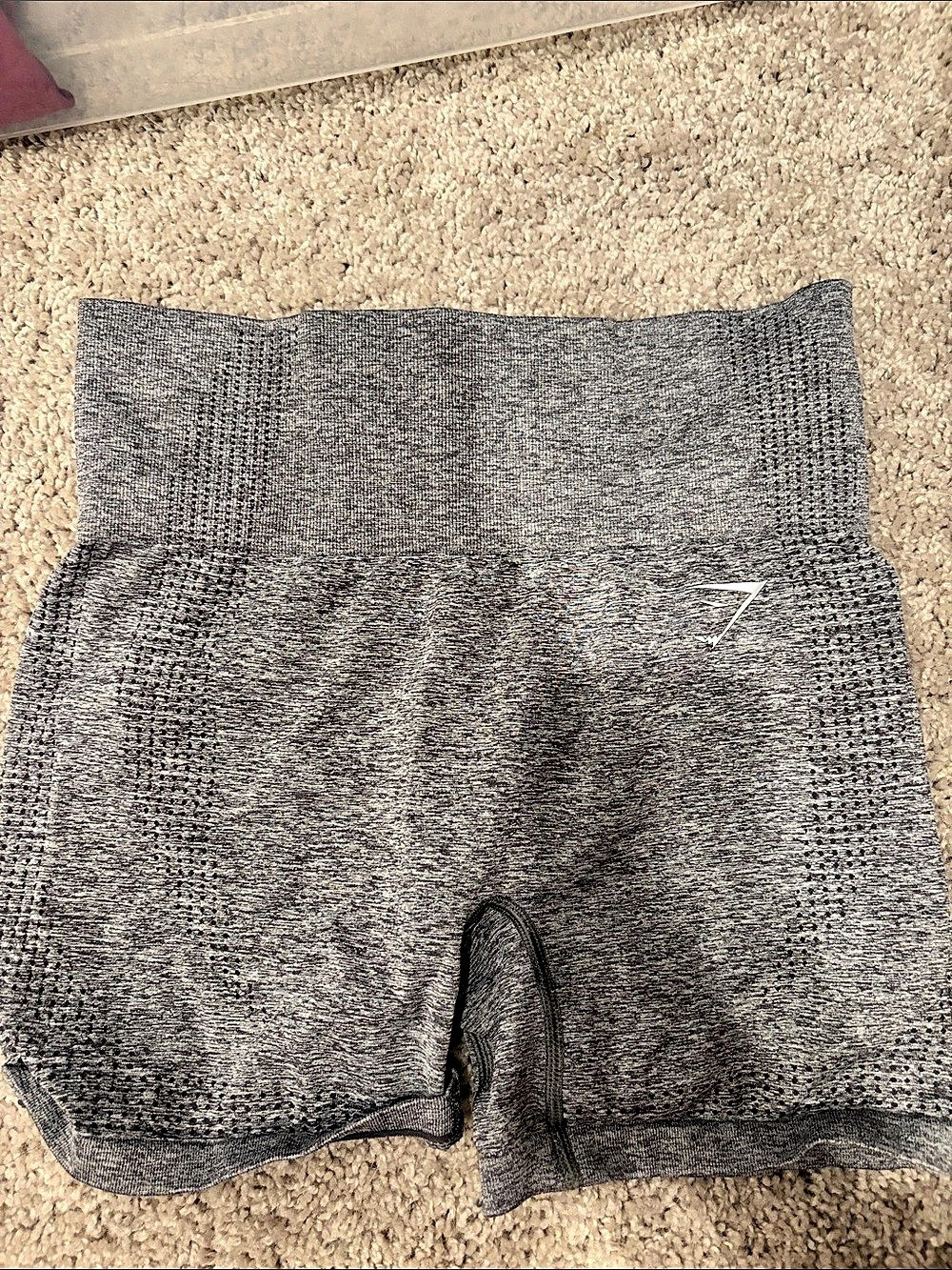 GYMSHARK Vital Seamless Shorts Gray Athletic Shorts Small